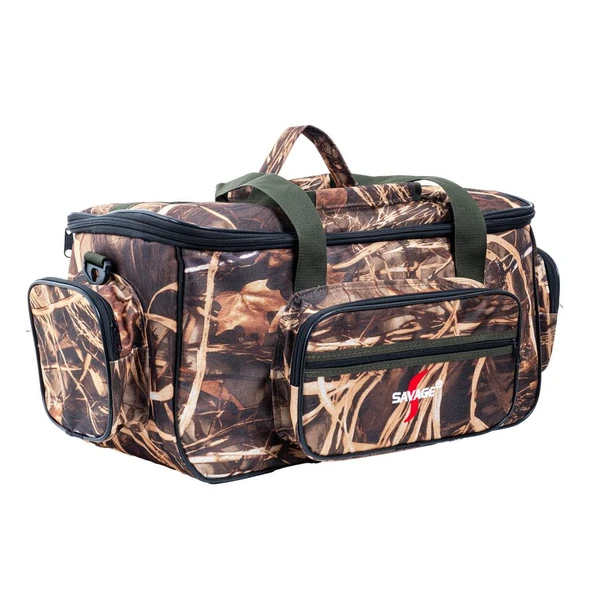 Çok Amaçlı Malzeme Çantası - Büyük - Saz Desen - 35021 - Balıkçı Çantası - Seyahat Çantası - 2