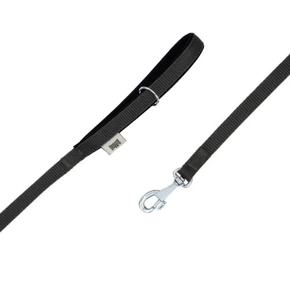 Doggie Konfor Dokuma Gezdirme Kayışı Siyah 2.5*120 Cm (DGZT-25) - 2
