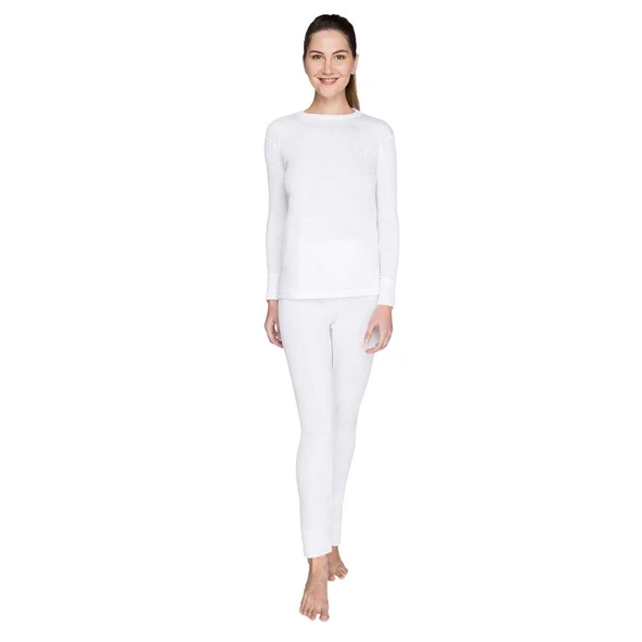Yetişkin Termal İçlik - Thermoform - Active Ribana - Beyaz - 5