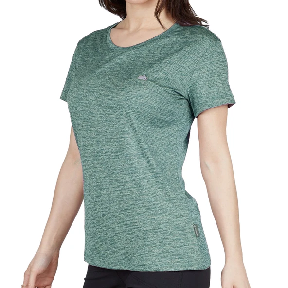 Spor Kadın Tişört - Terletmez Kumaş - Lumi - Yeşil - 2