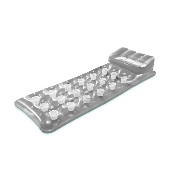 Şişme Havuz Deniz Yatağı - Bardaklıklı - Gümüş (58894)