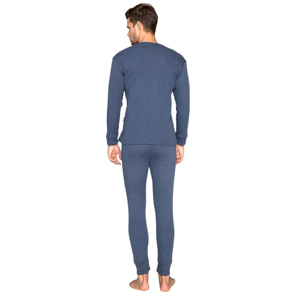 Yetişkin Termal İçlik Set - Thermoform - Artica Unisex - Lacivert - 2