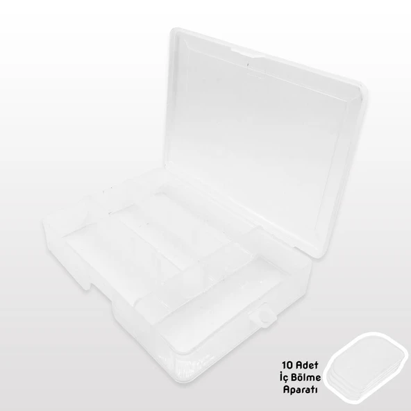 Fishack Balıkçı Silikon Yem ve Malzeme Kutusu (SH-010) - 3