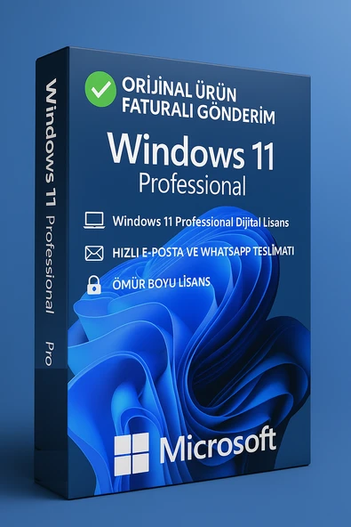 Windows 11 Pro 2025 Dijital Lisans - ANINDA TESLIM - Aktarılabilir - Kurulum Desteği - 2