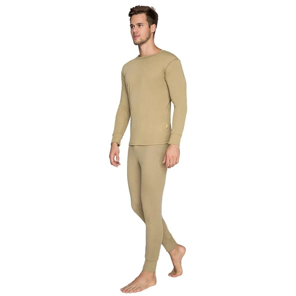 Yetişkin Termal İçlik - Thermoform - Heavy - Unisex - Kum - 3