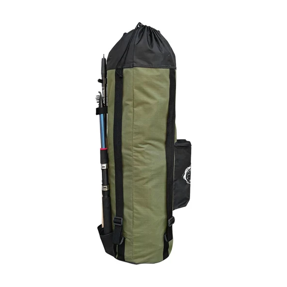 Euro Fish Kamış Çantası Boru Tipi Siyah-Haki 80 cm (38004) - 3