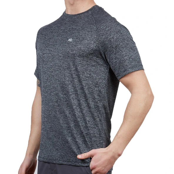 Spor Erkek Tişört - Terletmez Kumaş - Speedwick Move - Gri - 2