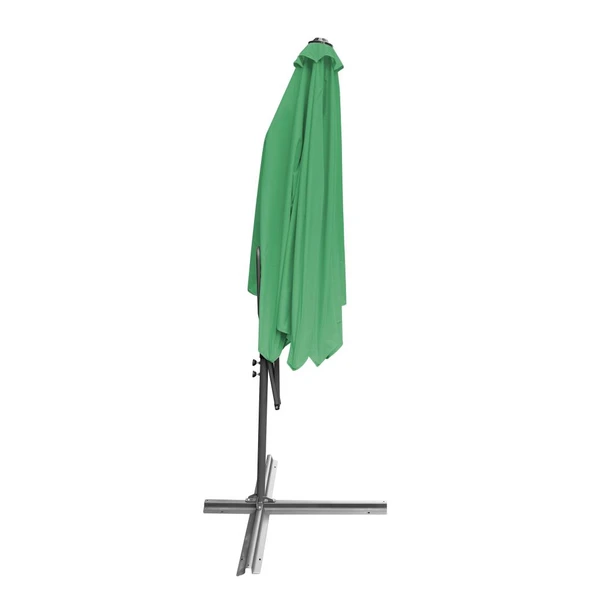 Argeus Yandan Kollu Katlanabilir Bahçe ve Balkon Şemsiyesi Yeşil - Resim 4