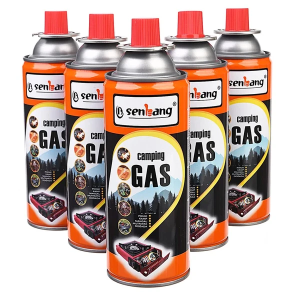 Senbang Kamp Ocak Gazı Valfli Kartuş 227gr - 5 Adet ürün görseli 1