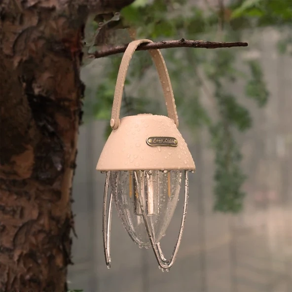 Panther USB Şarjlı Deri Askılı Kamp Lambası PTT-AYBK - Resim 2