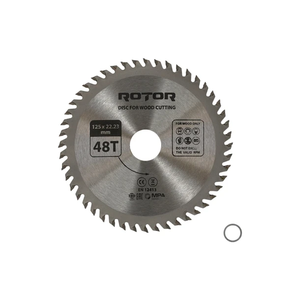 Ahşap kesme diski ROTOR 125*22,23 48T ürün görseli