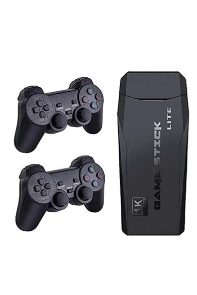 Game Stick El Atarisi 2.4g Kablosuz Çift Kol Oyunlar 4k Game Stick 3500 Oyunlu Atari Uyumlu - Resim 3