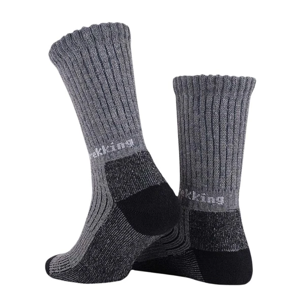 Termal Çorap -Trekking - Thermoform - Antrasit - Resim 5
