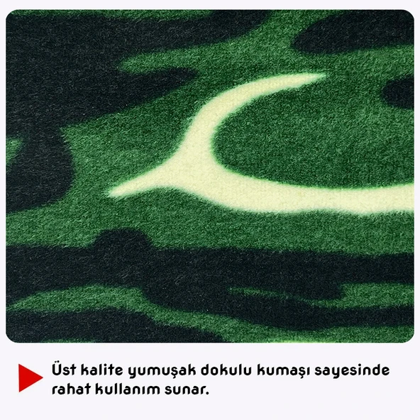 Savex Polar Kar Maskesi Yeşil Kamuflaj - 3