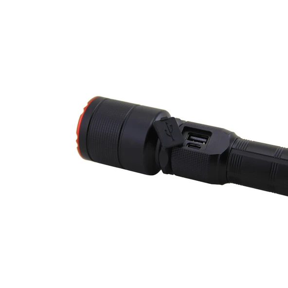 Panther USB Şarjlı El Feneri PT-4132 - Resim 2