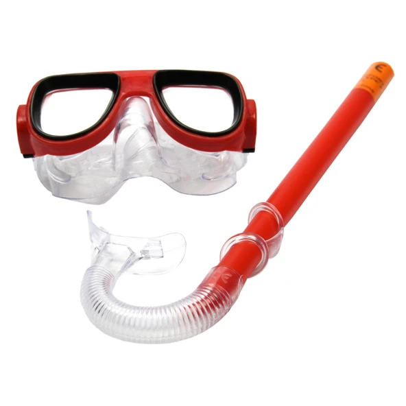 Vardem Oval Dalış Maskesi ve Şnorkel Seti Kırmızı (SMG-M25S80) - 2