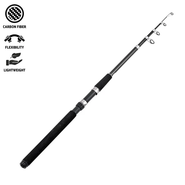 Teleskopik Karbon Spin LRF Olta Kamışı - Zeus - 210cm 5/25 GR ürün görseli 1