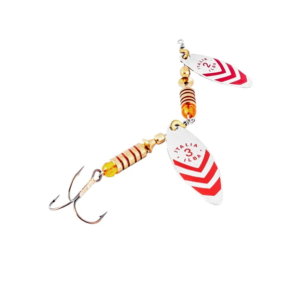 Alabalık Turna Döner Olta Kaşık - Ilba Tandem T66112+3 - Gümüş/Kırmızı - No:2+3 ürün görseli