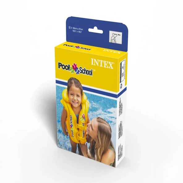 Çocuk Can Yeleği - Intex - Yakalı - Sarı (58660) - 3
