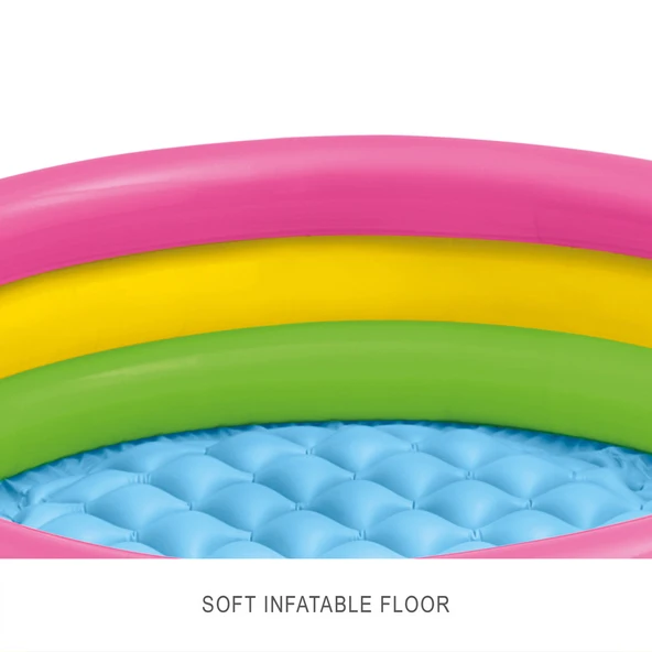 Bebek Havuzu - Intex - 3 Boğumlu - Sunset - 86 x 25 cm (58924) - 2