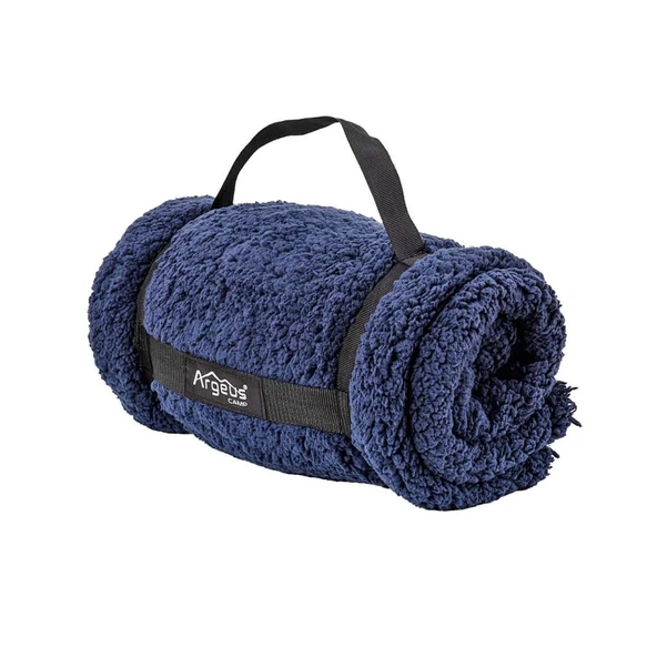 Peluş Polar Televizyon Battaniyesi - Lacivert - TV Battaniye - Acil Durum Battaniyesi - 200*180cm - 1