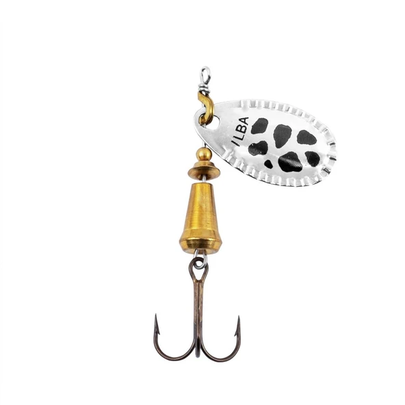 Alabalık Turna Döner Olta Kaşık - Ilba Spark Eco 95AN2 - Gümüş/Siyah - No:2 - Resim 2