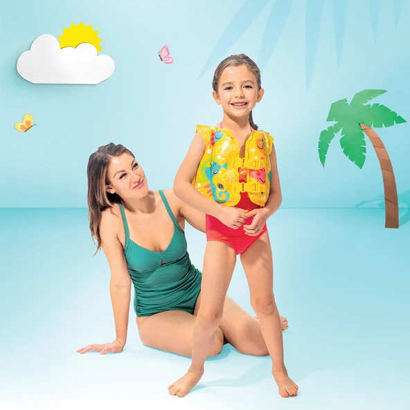 Deniz&Havuz Can Yeleği - Intex - Balık Desenli Baskılı - 41 x 30 cm (59661) - 2