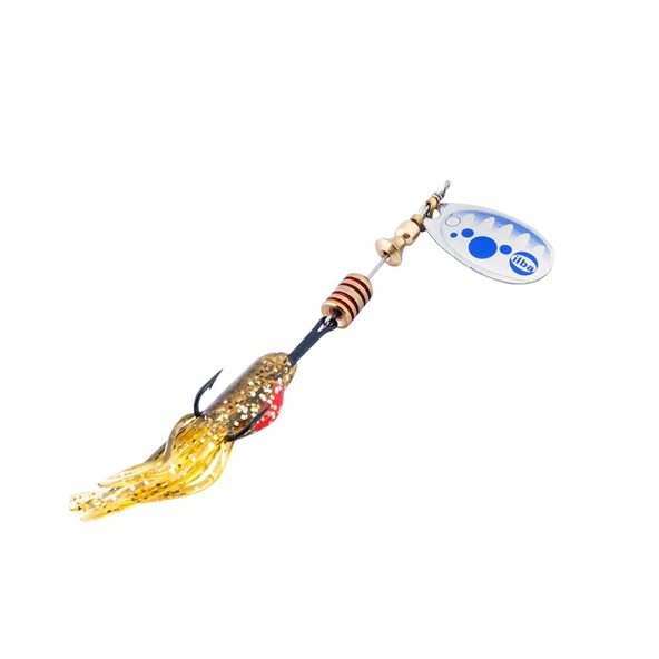 Alabalık Turna Döner Olta Kaşık - Ilba Bubble Yem 390123 - Gümüş/Mavi - No:3 ürün görseli