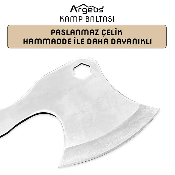 Argeus Taşıma Kılıflı Kamp Baltası - 5