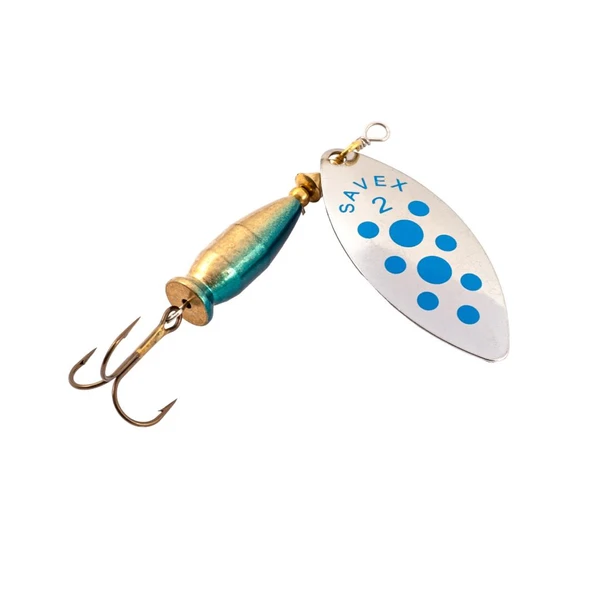 Turna Levrek Alabalık Döner Olta Kaşık - Alp Long - Gümüş/Mavi - No:2/20GR ürün görseli