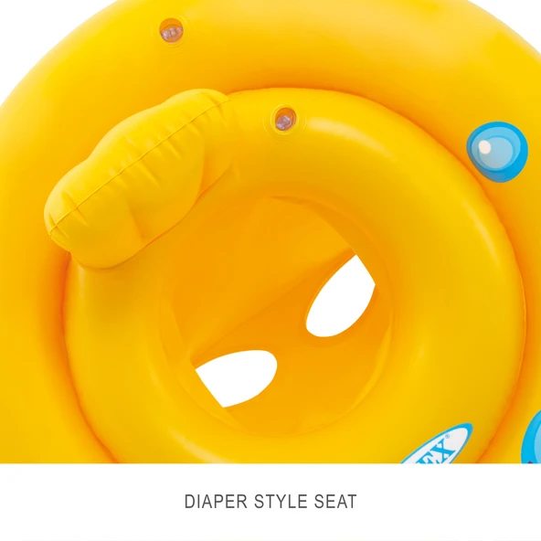 Oturaklı Bebek Flatöru - Intex - Sarı - 70 cm (56585) - 4