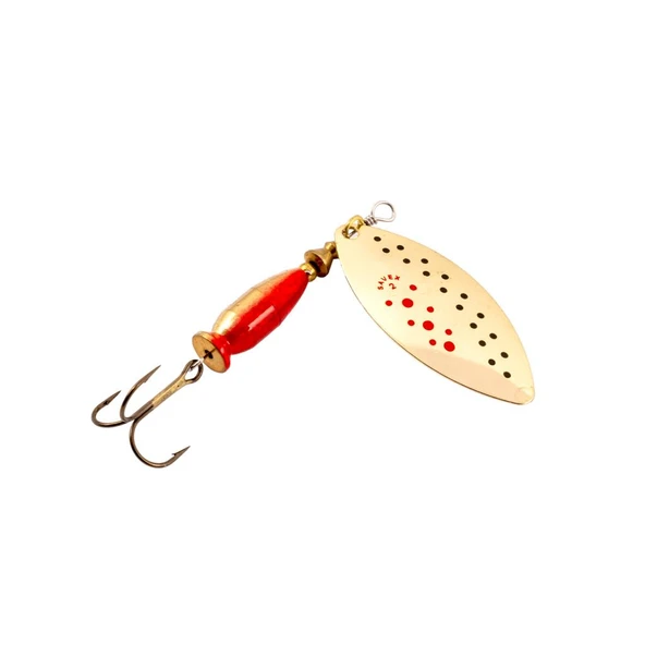 Turna Levrek Alabalık Döner Olta Kaşık - Alp Long - Ladybug/Altın - No:2/16GR ürün görseli