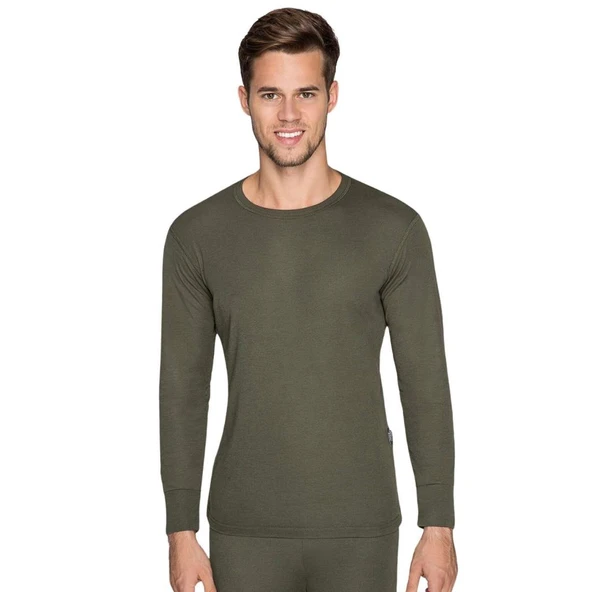 Yetişkin Termal İçlik - Thermoform - Heavy - Unisex - Haki - 3