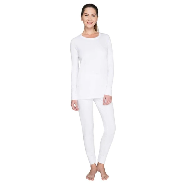 Yetişkin Termal İçlik - Thermoform - Heavy - Unisex - Beyaz - 4