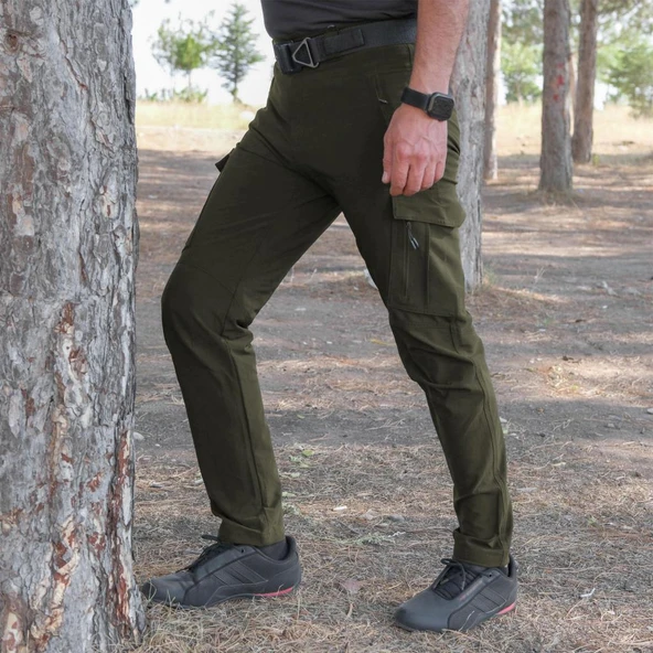 Erkek Outdoor Pantolon - Tactical - Haki - 4