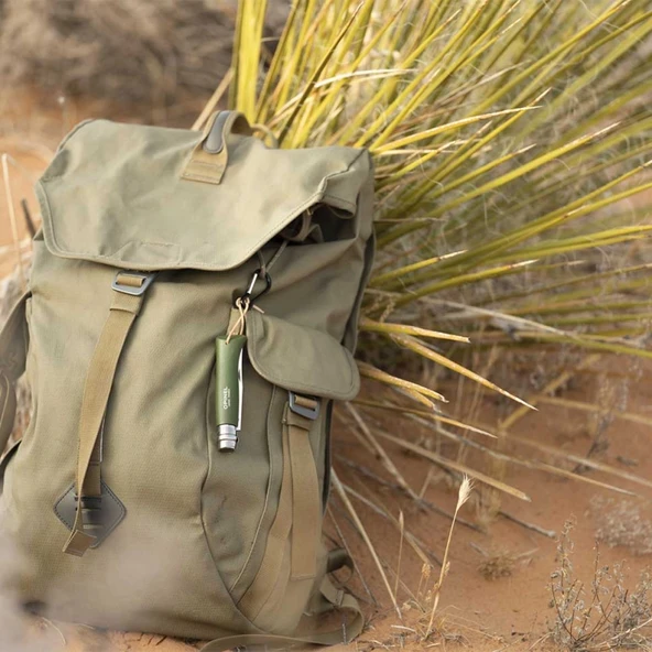 Katlanır Cep Çakısı - Opinel - Gürgen Ağacı Sap - Haki Çakı No:8 - 3