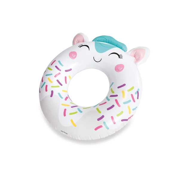 Çocuk Yüzme Simidi - Intex - Sevimli Kedi Figürlü - 76 cm (59266) - 2