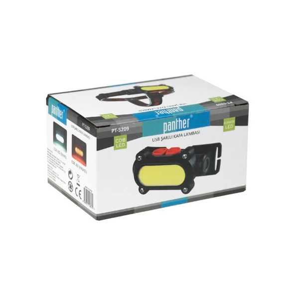 Panther USB Şarjlı Kafa Lambası PT-5209 - 5