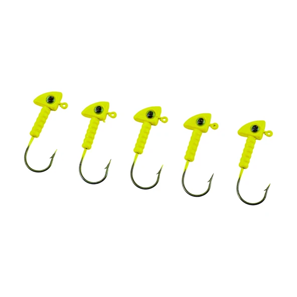 Jighead - Zoka - Kurşunlu Olta İğnesi - (XH-A 06) - Açık Yeşil - 6 Gr - 3