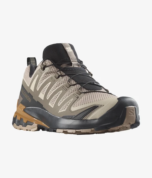 Salomon XA PRO 3D V9 Erkek Koşu Ayakkabısı - Natural/Black/Sugar Almond - 3