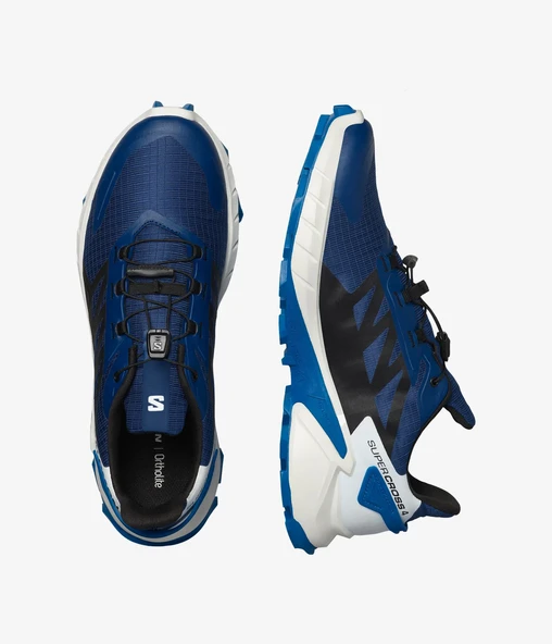 Salomon Supercross 4 Erkek Koşu Ayakkabısı - Blue Print/Black/Lapis Blue - 5