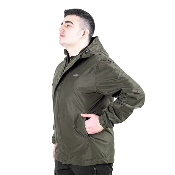 Yağmurluk Ceket - Su Geçirmez - Argeus Storm - Haki - 2