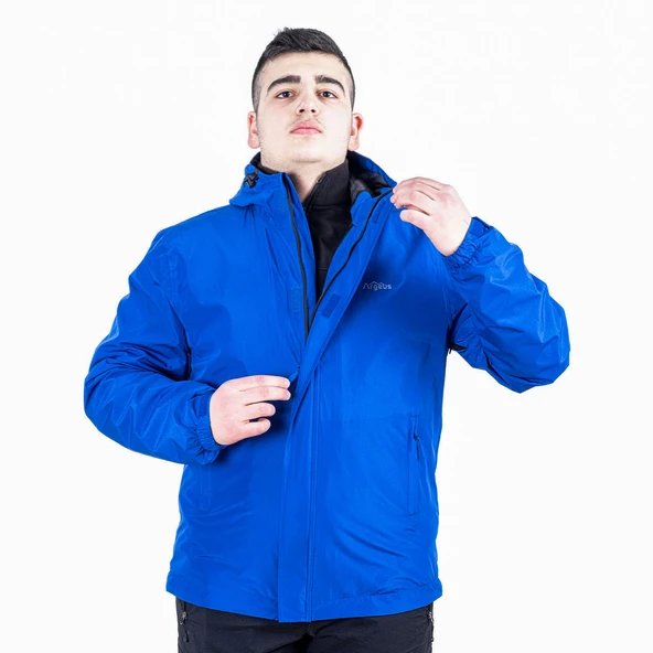 Yağmurluk Ceket - Su Geçirmez - Argeus Storm - Saks Mavi - 2