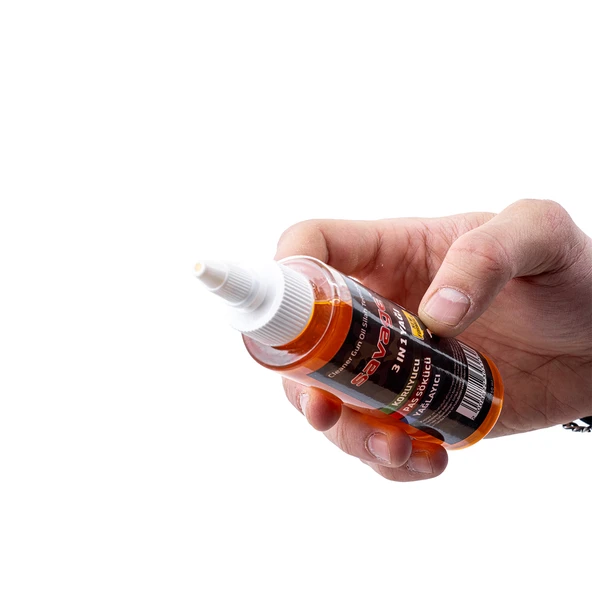 Üçü Bir Arada - Savage - Silah Temizleme Yağı - 150 ml - Resim 3