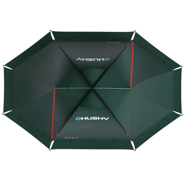 Falcon 2 Kişilik Çadır - 5 Mevsim - Yeşil - Husky - 3