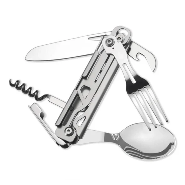 Kamp Çatal&Kaşık&Bıçak Tirbüşon Set - Grand Harvest - GHKS002