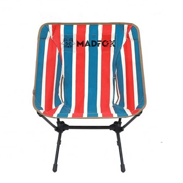 Katlanır Kamp Piknik Sandalyesi - Madfox Infinity Ultralight - R.Çizgili -547214 - Taşıma Çantalı - 2
