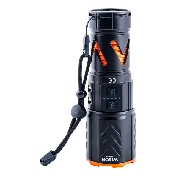 Şarj Edilebilir El Feneri - Wison - 3000 Lümen - 30 Watt - 4