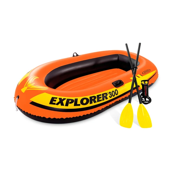 Şişme Bot Seti - Intex - Explorer 300 - 211cm - 3 Kişilik (58332) - 2