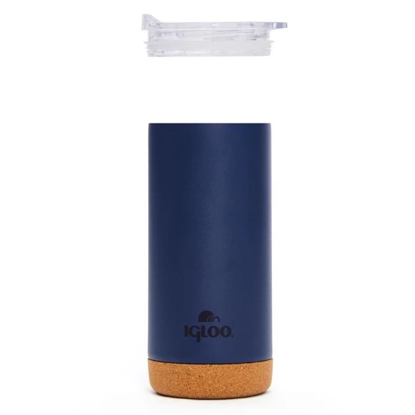 Çelik Mug Termos - Igloo - Cork - 500ml - Lacivert - 205695 - 5